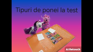 Tipuri de ponei la test [upl. by Laleb]