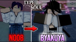 Noob To BANKAI As Byakuya Kuchiki Flower In Type SoulRoblox [upl. by Doy]