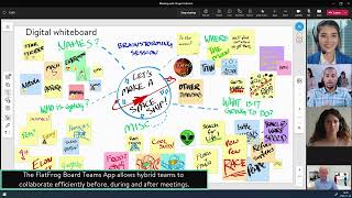 FlatFrog Board app in Microsoft Teams [upl. by Dnaltroc352]