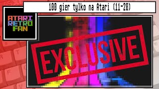 100 gier tylko na Atari 1120 [upl. by Kenleigh]