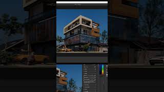 Mastering Render postproduction ps architect architecture lumion render photoshop tutorial [upl. by Garlaand874]