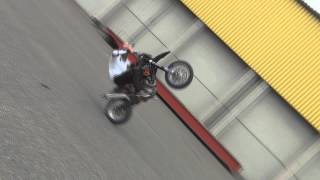 KTM 450 EXC Supermoto 1 o´clock wheelie [upl. by Hartzell681]