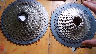 SunRace 46T vs Shimano SLX 46T 11 speed Cassette [upl. by Vacla]