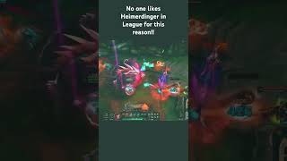 Why Heimerdinger is the WORST Champion to Face in League 😱💣 LeagueOfLegends [upl. by Aihsoem682]