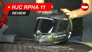 HJC RPHA 11 Racing Helmet Review amp Unboxing  ChampionHelmetscom [upl. by Nelyak]