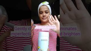 Bioderma foaming face wash skincare facewash shorts [upl. by Dulcle]