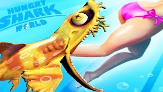 New Special INVISIBLE Shark Heidi Shark WOBBEGONG  Hungry Shark World [upl. by Einnov]