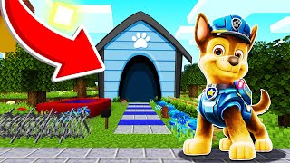 LA CASA DE CHASE DE PAW PATROL EN MINECRAFT 😊 [upl. by Romo]