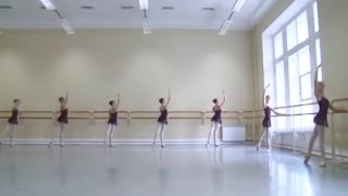 VAGANOVA BARRE CLASS FOLLOW ALONG  Vaganova Ballet Academy 3rd grade exam [upl. by Attennyl]