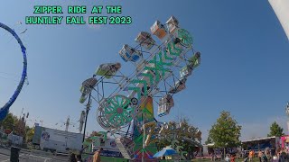 Zipper Ride At The Huntley Fall Fest 2023 [upl. by Joacima749]