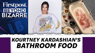 Does Kourtney Kardashian Eat Food In The Bathroom  Beyond Bizarre [upl. by Ebeneser]