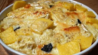 Polenta gratinata con formaggio  in 10 nel microonde  Polenta w cheese [upl. by Doubler10]