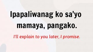 Useful EnglishTagalog Daily Sentences part 76 [upl. by Nicholson513]