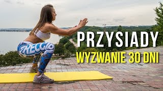 Ćwiczenia na pośladki PRZYSIADY WYZWANIE 30 DNI 💜 Trening pośladków Trecgirl [upl. by Wiersma]