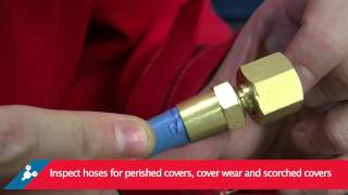 BOC How to check your gas hose [upl. by Mulvihill]