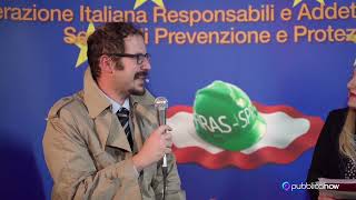 Giornata Europea della Sicurezza XVII edizione Intervista ad Alessandro Raspante [upl. by Eak]