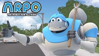 ARPO The Robot For All Kids  Runaway Robot   Videos For Kids [upl. by Anomis]