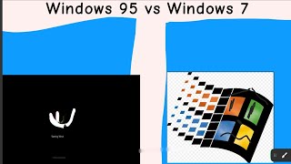 Windows 95 vs Windows 7 [upl. by Riva619]