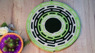 🌺 TUTORIAL Mochila Wayuu Allyson a Crochet  Parte 1 Base [upl. by Karolina]