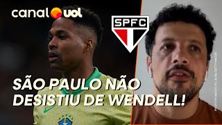 SÃO PAULO NÃO DESISTE DE WENDELL MAS DEVE ENFRENTAR CONCORRÊNCIA ANDRÉ HERNAN DÁ DETALHES [upl. by Muirhead]