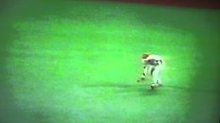 Cincinnati Reds Paul ONeill kicks ball to infielder [upl. by Sheppard]