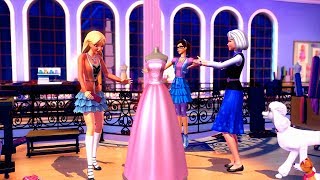 Barbie A Fashion Fairytale  quotGet Your Sparkle Onquot Millicents new line of dresses [upl. by Parik]