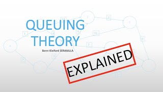 Queuing Theory Tutorial  QueuesLines Characteristics Kendall Notation MM1 Queues [upl. by Massiw]