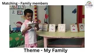 My family members  Theme day celebrations  Matching family members  Modern kids  Pallavaram [upl. by Nyer]