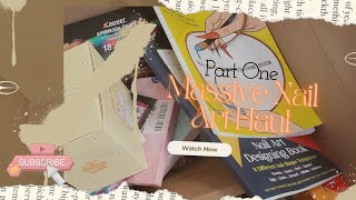 Part 1 of A Massive Nail Art Haul  Amazon Madam Glam and More [upl. by Ardyaf]