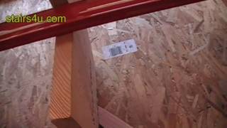 Adjusting Stair Stringers Using Shims  How to Build Stairs [upl. by Lesley]