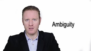 Ambiguity  Meaning  Pronunciation  Word World  Audio Video Dictionary [upl. by Anastas822]