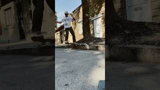 Lunch break noseslide shuv it krudcoskateshop rochesterny skateboarding howto oldskater [upl. by Ylen]