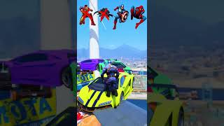 The Incredibles Challenge epi 25 spiderman hulk avengers gta5 marvel shorts [upl. by Adaurd]