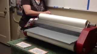 Video tutorial on how to load a laminator [upl. by Winsor]