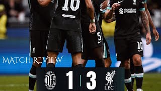 Ac Milan Vs Liverpool  1  3  Uefa Champions League 202425  Match Review  Post Match Interviews [upl. by Ayor]