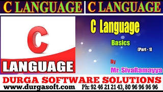 C Language tutorialOnlinetrainingC Language Basic Part1 by SivaRamayya [upl. by Nobe232]