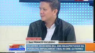 News to Go  Interview with Sen Chiz Escudero Financial advice on quotKita mo naquot 031011 [upl. by Vanny]