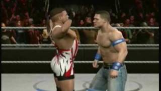 Lets play smackdown vs raw 2010 John Cena vs Rob Van Dam at One night stand [upl. by Barde]