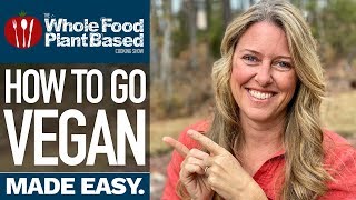 BEGINNERS GUIDE TO GOING PLANT BASED » how to go vegan [upl. by Llebana]