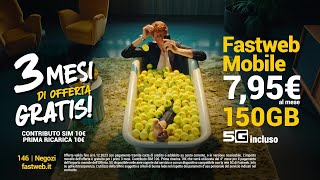 Con Fastweb Mobile hai 3 mesi di offerta gratis [upl. by Jenei]