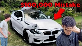 REBUILDING MY TOTALLED BMW M4 IN 24 HOURS [upl. by Tlok]