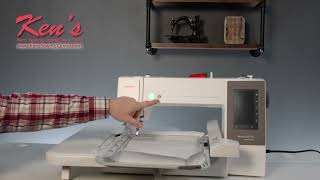 Janome Memory Craft 550e Embroidery Machine Overview [upl. by Ylebmik]