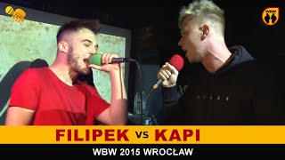 Filipek 🆚 Kapi 🎤 WBW 2015 Wrocław freestyle rap battle [upl. by Walston]