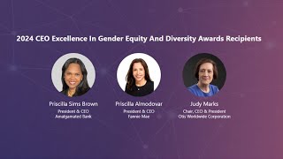 2024 CEO Excellence in Gender Equity and Diversity Awards Recipients Part 2 [upl. by Nnylirret]