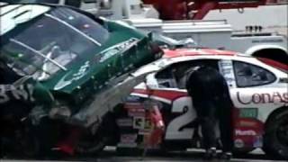 2002 Aarons 312  Part 3 of 15 Massive Big OneJohnny Sauter Flip [upl. by Newsom314]