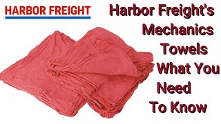 Harbor Freights Mechanic Towels Rags Reviewed  What You Need To Know [upl. by Etnaed]