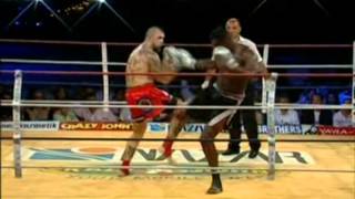 Patrice Quarteron vs Marcin Rozalski  KO Brutal Fracture du crane  A1 World Combat Cup [upl. by Bozovich]