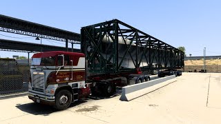 Steerable Dolly Trailer KishadoWalker Mods  American Truck Simulator  ATS [upl. by Tenaj]