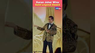 Karan Johar receives Gold Legend Honour award dedicates it to his mother [upl. by Phaidra]