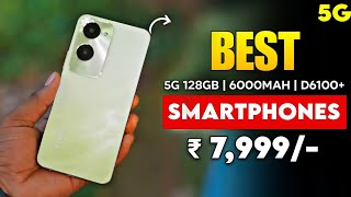 TOP 5 BEST PHONE UNDER 8000 in 2024  best processor phone under 8000 [upl. by Culver]